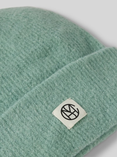 Peek & Cloppenburg MSCH CopenhagenBeanie Mit Logo-Patch Modell 'Hope' In Mint Melange