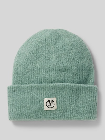 Peek & Cloppenburg MSCH CopenhagenBeanie mit Logo-Patch Modell 'Hope' in mint melange
