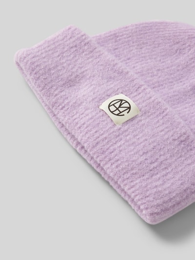 Peek & Cloppenburg MSCH CopenhagenBeanie Mit Logo-Patch Modell 'Hope' In Flieder