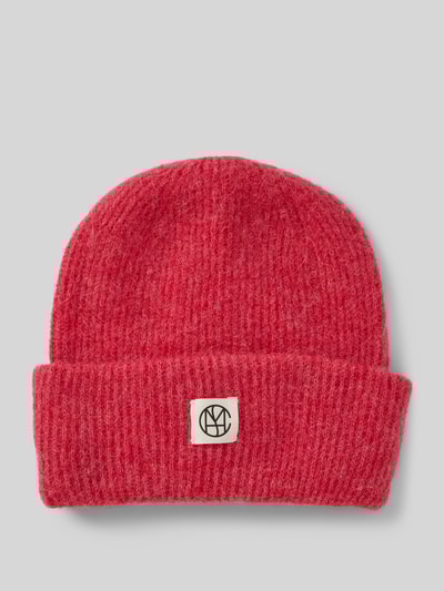 Peek & Cloppenburg MSCH CopenhagenBeanie mit Logo-Patch Modell 'Hope' in pink