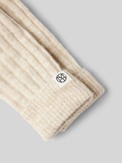 Peek & Cloppenburg MSCH CopenhagenFäustlinge Mit Label-Detail Modell 'Hope' In Beige