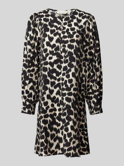 Peek & Cloppenburg MSCH CopenhagenKnielanges Kleid Mit Rundhalsausschnitt In Beige