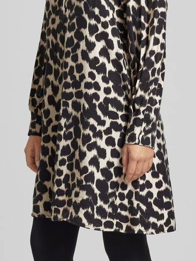 Peek & Cloppenburg MSCH CopenhagenKnielanges Kleid Mit Rundhalsausschnitt In Beige