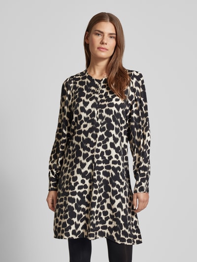 Peek & Cloppenburg MSCH CopenhagenKnielanges Kleid Mit Rundhalsausschnitt In Beige