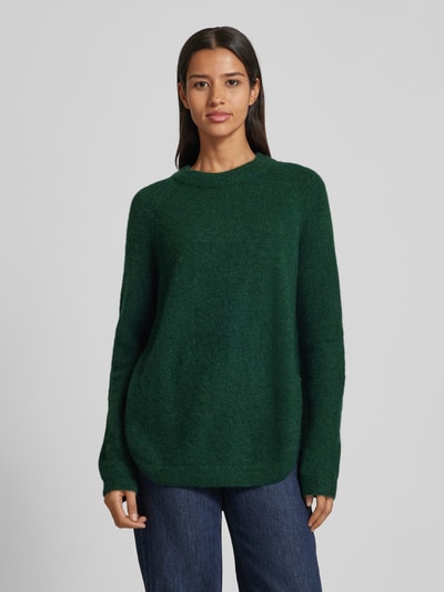 Peek & Cloppenburg MSCH CopenhagenOversized Strickpullover Mit Rundhalsausschnitt Modell 'Lessine' In Dunkelgruen