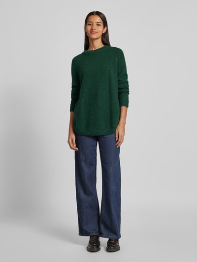 Peek & Cloppenburg MSCH CopenhagenOversized Strickpullover mit Rundhalsausschnitt Modell 'Lessine' in dunkelgruen