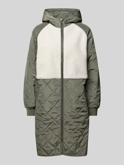 Peek & Cloppenburg MSCH CopenhagenSteppmantel Mit Kunstfellbesatz Modell 'Adelyna' In Schilf