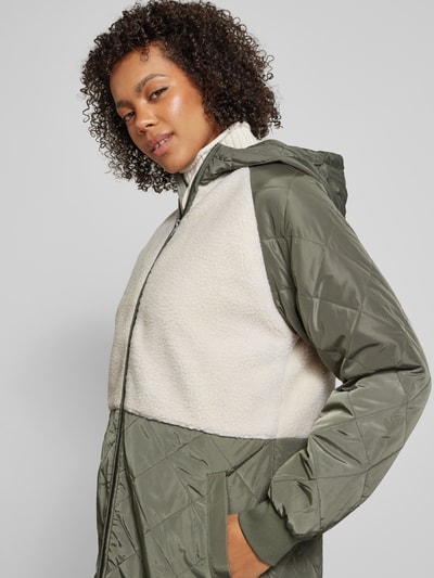 Peek & Cloppenburg MSCH CopenhagenSteppmantel Mit Kunstfellbesatz Modell 'Adelyna' In Schilf