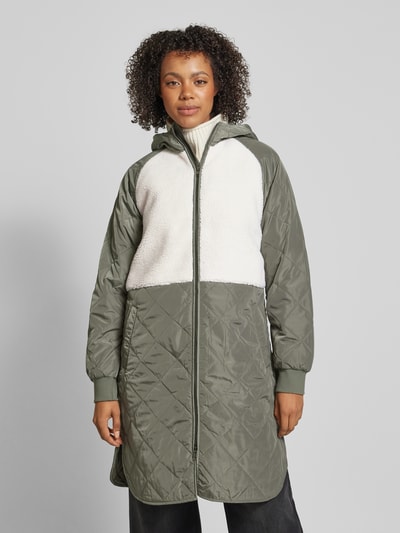 Peek & Cloppenburg MSCH CopenhagenSteppmantel Mit Kunstfellbesatz Modell 'Adelyna' In Schilf