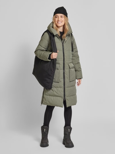 Peek & Cloppenburg MSCH CopenhagenSteppmantel mit Zweiwege-Reißverschluss Modell 'Pavine' in schilf