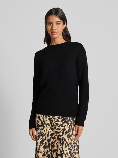 Peek & Cloppenburg MSCH CopenhagenStrickpullover Mit Gerippten Abschlüssen Modell 'Festina' In Black