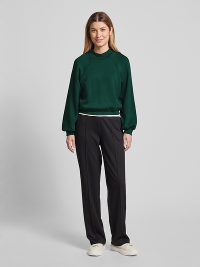 Peek & Cloppenburg MSCH CopenhagenSweatshirt mit Stehkragen Modell 'Edilina' in dunkelgruen