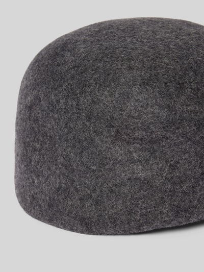 Peek & Cloppenburg Müller HeadwearSchiebermütze Aus Wolle In Dunkelgrau Melange