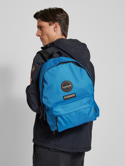Peek & Cloppenburg NapapijriRucksack mit Label-Badges Modell 'VOYAGE 3' in blau