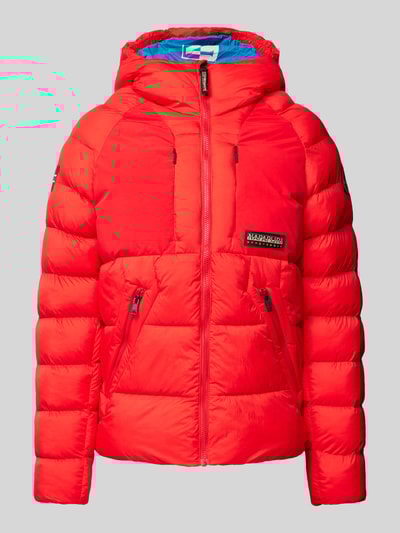 Peek & Cloppenburg NapapijriSteppjacke Mit Kapuze Modell 'MOESA' In Rot