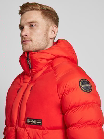 Peek & Cloppenburg NapapijriSteppjacke Mit Kapuze Modell 'MOESA' In Rot