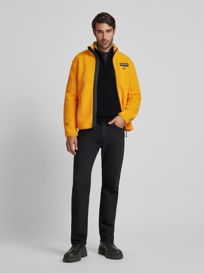 Peek & Cloppenburg NapapijriStrickpullover mit Logo-Stitching Modell 'DAIN' in black