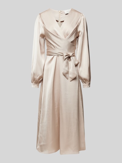 Peek & Cloppenburg Neo NoirMidikleid In Wickel-Optik Modell 'RIMINI' In Ecru