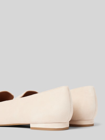 Peek & Cloppenburg Newd TamarisBallerinas Aus Leder In Unifarbenem Design In Beige