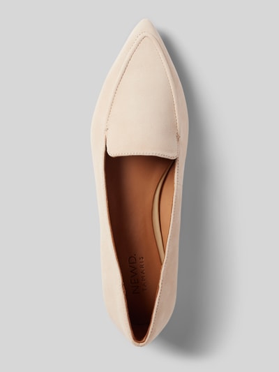 Peek & Cloppenburg Newd TamarisBallerinas Aus Leder In Unifarbenem Design In Beige