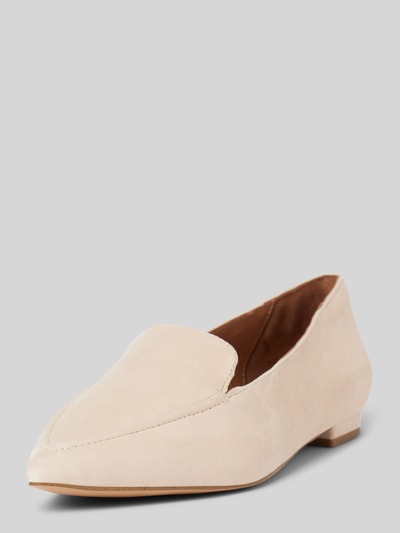 Peek & Cloppenburg Newd TamarisBallerinas Aus Leder In Unifarbenem Design In Beige