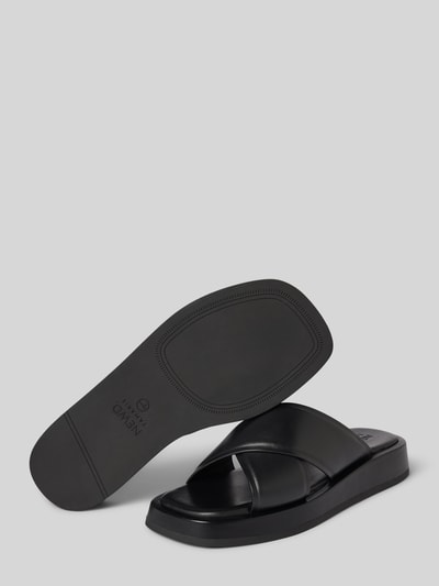 Peek & Cloppenburg Newd TamarisLederslides Mit Label-Prägung In Black