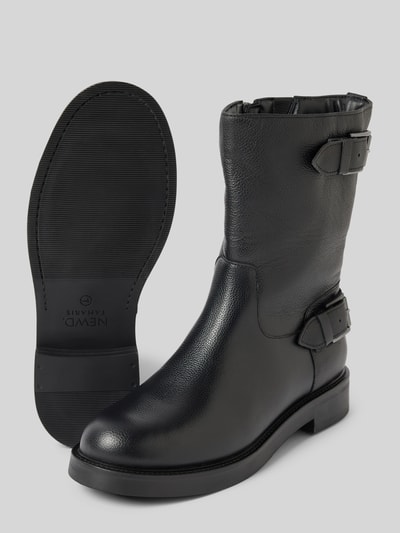 Peek & Cloppenburg Newd TamarisStiefel Aus Leder Mit Reißverschluss In Black