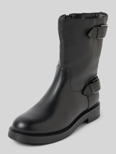 Peek & Cloppenburg Newd TamarisStiefel aus Leder mit Reißverschluss in black