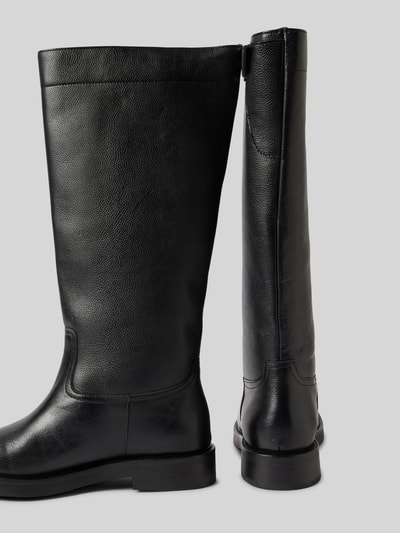 Peek & Cloppenburg Newd TamarisStiefel Aus Leder Mit Schnallen-Applikation In Black