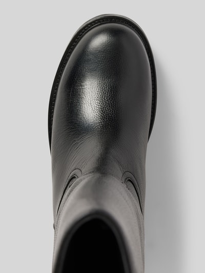 Peek & Cloppenburg Newd TamarisStiefel Aus Leder Mit Schnallen-Applikation In Black