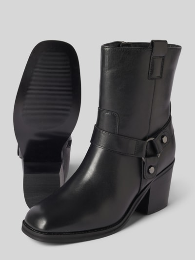 Peek & Cloppenburg Newd TamarisStiefeletten Aus Leder Im Biker-Look In Black