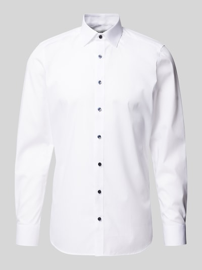 Peek & Cloppenburg OLYMP Level FiveBody Fit Business-Hemd Mit Kentkragen In Weiss