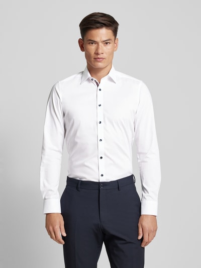 Peek & Cloppenburg OLYMP Level FiveBody Fit Business-Hemd Mit Kentkragen In Weiss