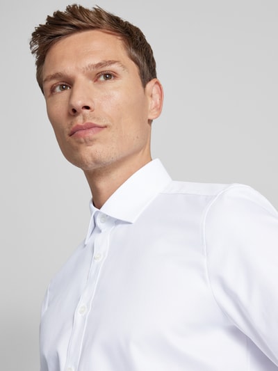 Peek & Cloppenburg OLYMP Level FiveBody Fit Business-Hemd Mit Kentkragen In Weiss