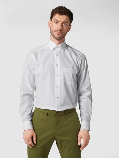 Peek & Cloppenburg OLYMPRegular Fit Business-Hemd Aus Popeline In Ecru