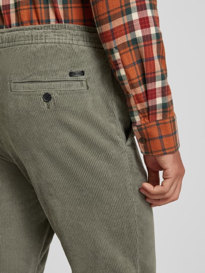 Peek & Cloppenburg Only & SonsTapered Fit Cordhose Mit Elastischem Bund Modell 'LINUS' In Schilf