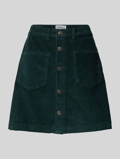 Peek & Cloppenburg OnlyA-Linie Cordrock mit durchgehender Knopfleiste Modell 'AMAZING' in bottle