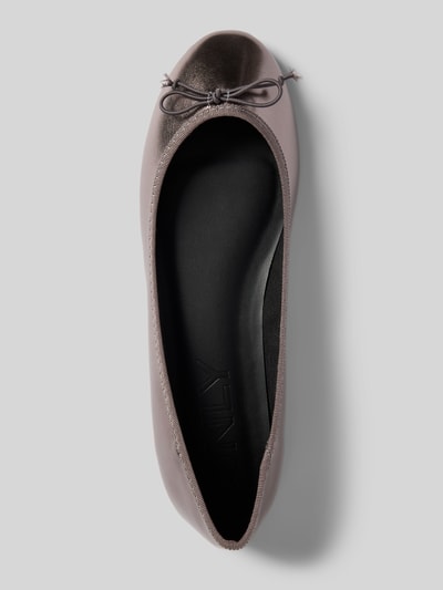 Peek & Cloppenburg OnlyBallerinas Mit Schleifen-Detail Modell 'BEE-3' In Metallic Black