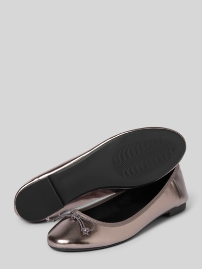 Peek & Cloppenburg OnlyBallerinas Mit Schleifen-Detail Modell 'BEE-3' In Metallic Black