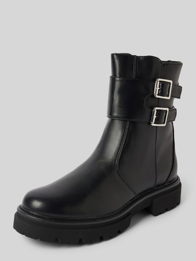 Peek & Cloppenburg OnlyChelsea Boots mit breitem Riemen und doppelter Schnalle Modell 'TRINITY-7' in black