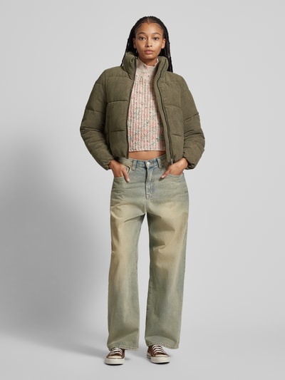 Peek & Cloppenburg OnlyComfort Fit Strickpullover mit Wollanteil in mehrfarbigem Melange-Strick Modell 'SPRINKLE' in beige