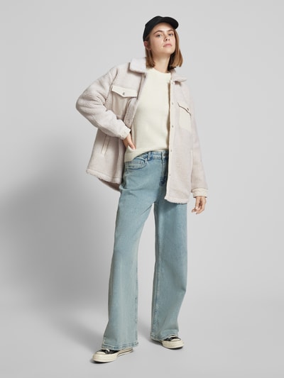 Peek & Cloppenburg OnlyHemdjacke Aus Teddyfell Modell 'TANLA' In Beige