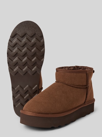 Peek & Cloppenburg OnlyKnöchellanger Stiefel Aus Synthetischen Wildleder Modell 'FELICIA' In Mittelbraun