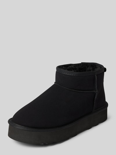 Peek & Cloppenburg OnlyKnöchellanger Stiefel aus synthetischen Wildleder Modell 'FELICIA' in black