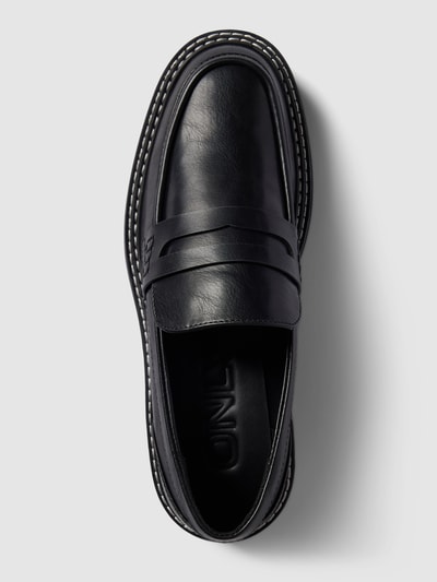 Peek & Cloppenburg OnlyPenny-Loafer Mit Ziernähten Modell 'BETH' In Black