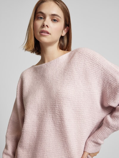 Peek & Cloppenburg OnlyPullover Mit überschnittenen Schultern Modell 'DANIELLA' In Rosa Melange