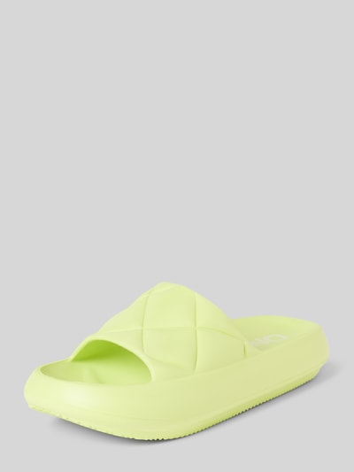 Peek & Cloppenburg OnlySandalette mit Steppnähten Modell 'MAVE' in neon gelb