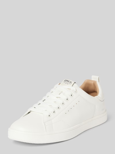 Peek & Cloppenburg OnlySneaker mit Schnürung Modell 'SHILOPU' in weiss