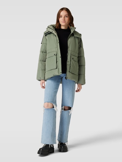 Peek & Cloppenburg OnlySteppjacke mit Pattentaschen Modell 'NORA' in mint