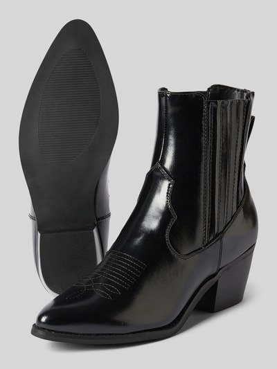 Peek & Cloppenburg OnlyStiefel Im Cowboy-Look Mit Stickerei Modell 'TOBY' In Black